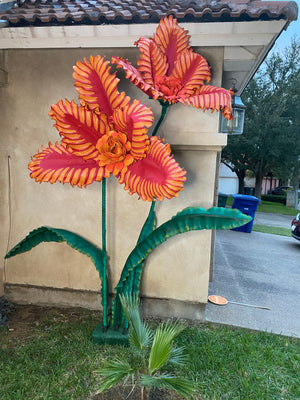 10 Foot Red Fireflower