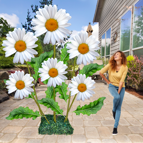 Hochzeits-Eleganz-Paket: 8 riesige Blumen-Hintergrundblumen – Hortensien, Rosen und Pfingstrosen 