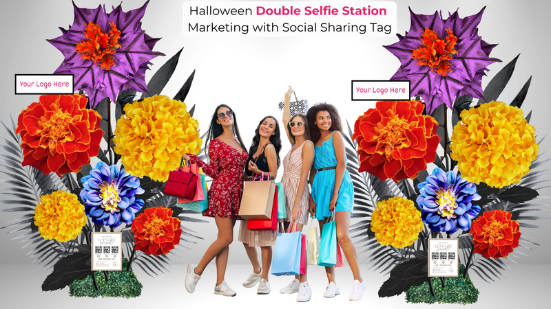 Halloween Flower Selfie Station
