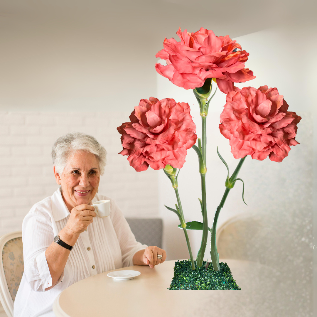 Handcrafted Giant Carnation Bouquet Flowers