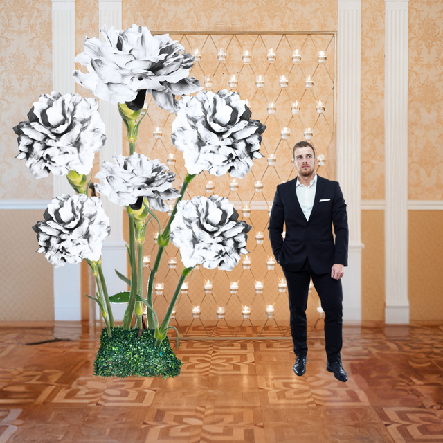 Giant Standing Carnation Flower Arrangement