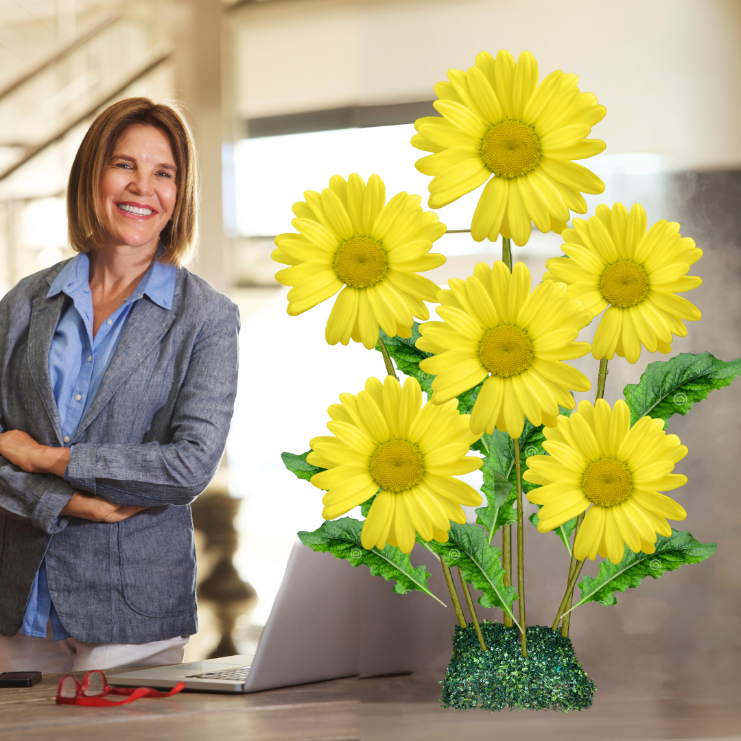 Handcrafted Giant Daisy Bouquet Flowers