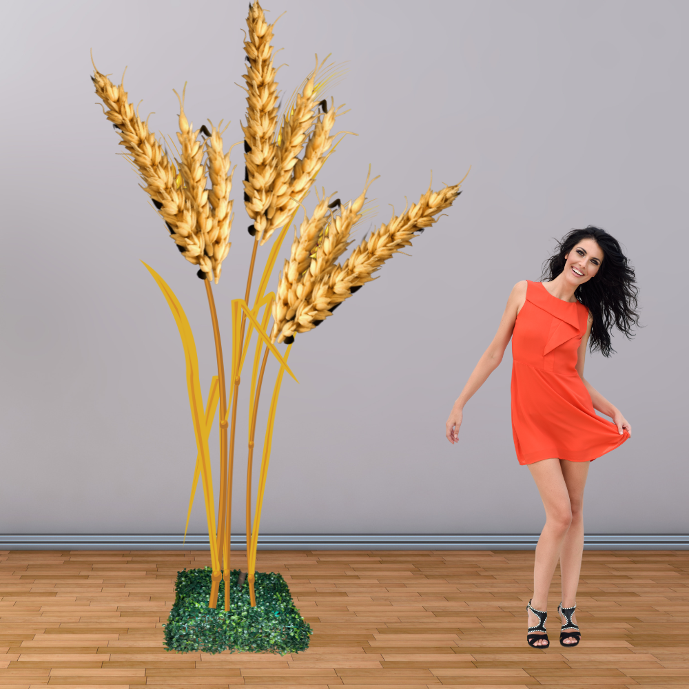 Wheat Stalk Agricultural Giant Flower Display