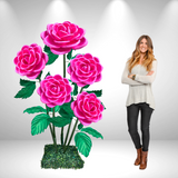 Rosa gigante de pie | Elegancia Atemporal para Eventos y Decoración" 