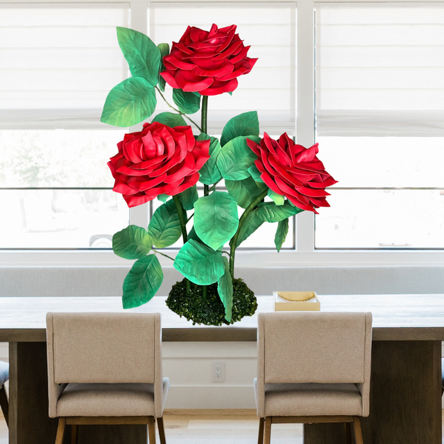 Handcrafted Giant Rose Bouquet Flowers