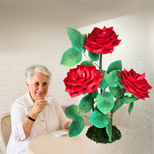 Handcrafted Giant Rose Bouquet Flowers