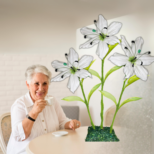 Handcrafted Giant Lily Bouquet Flowers