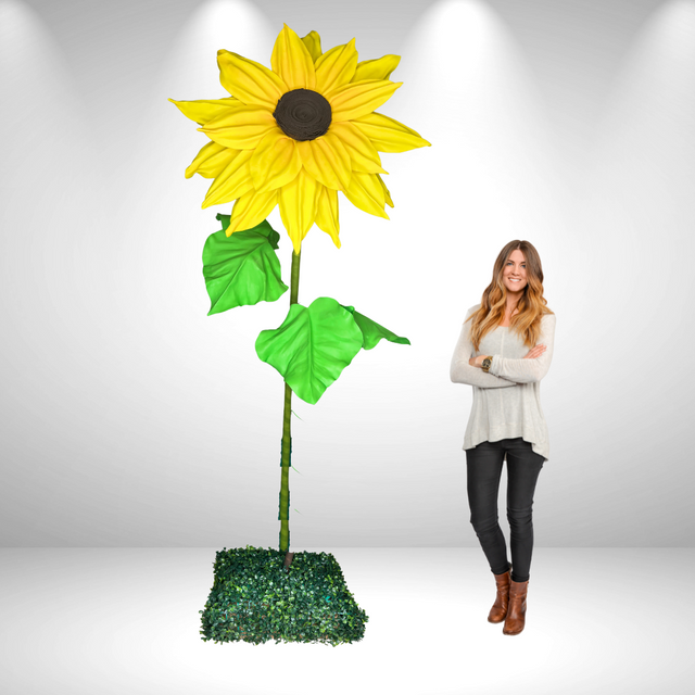 "Girasol gigante | Esplendor soleado para eventos vibrantes y decoración alegre" 