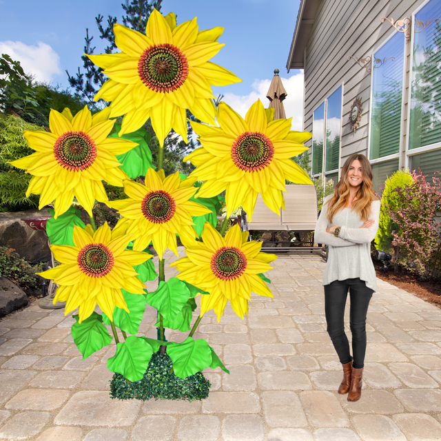 "Girasol gigante | Esplendor soleado para eventos vibrantes y decoración alegre" 