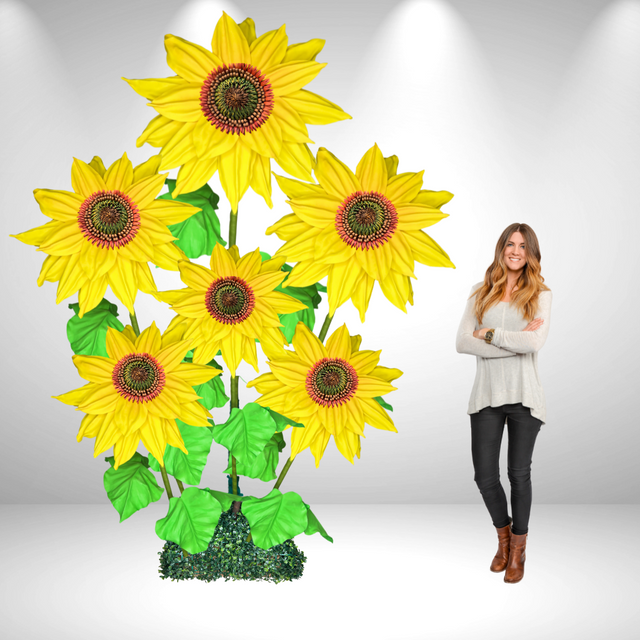 "Girasol gigante | Esplendor soleado para eventos vibrantes y decoración alegre" 