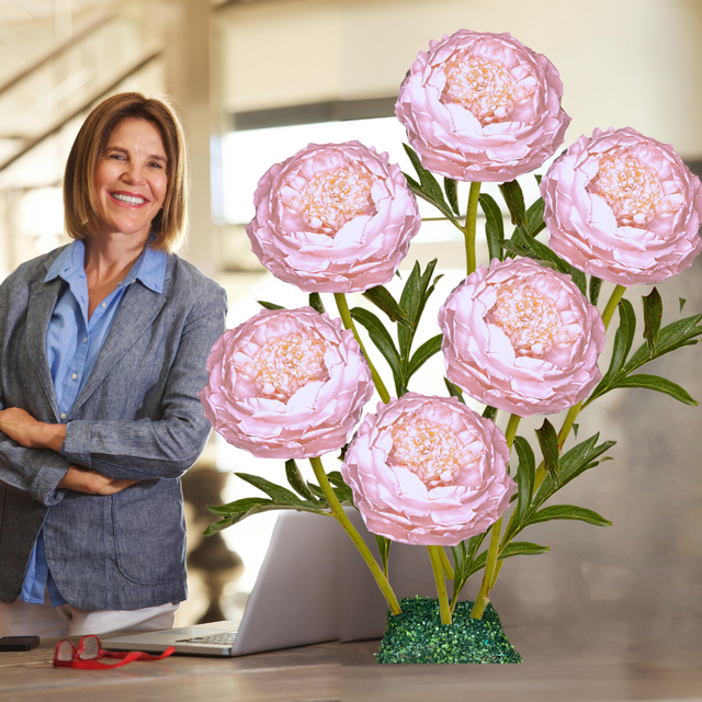 Handcrafted Giant Peony Bouquet Flowers