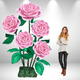 Rosa gigante de pie | Elegancia Atemporal para Eventos y Decoración" 