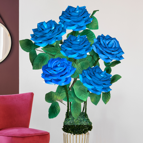 Handcrafted Giant Rose Bouquet Flowers