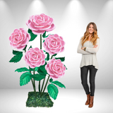 Rosa gigante de pie | Elegancia Atemporal para Eventos y Decoración" 