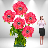 Anémona gigante de pie | Elegancia floral única para ocasiones especiales" 