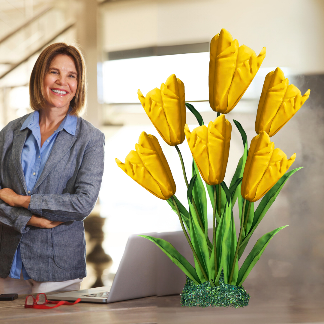 Handcrafted Giant Tulip Bouquet Flowers