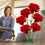 Handcrafted Giant Carnation Bouquet Flowers