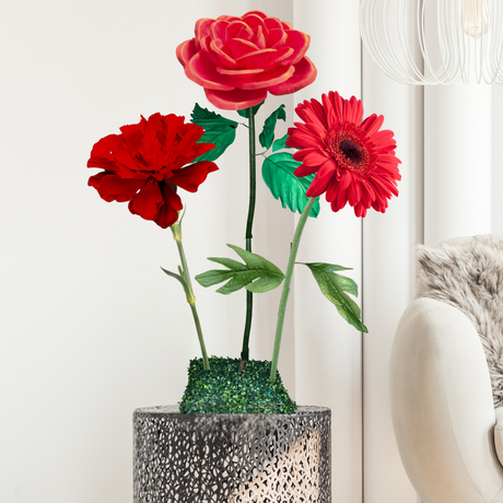 All Red Passion – Love and Romance Floral Arrangement