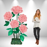 Rosa gigante de pie | Elegancia Atemporal para Eventos y Decoración" 