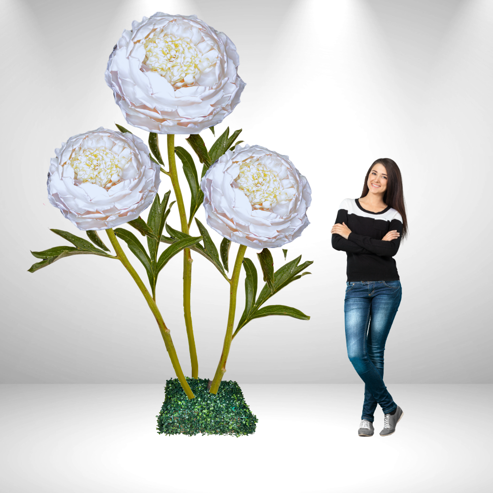 Rosa gigante de pie | Elegancia Atemporal para Eventos y Decoración" 