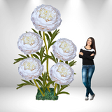 Rosa gigante de pie | Elegancia Atemporal para Eventos y Decoración" 