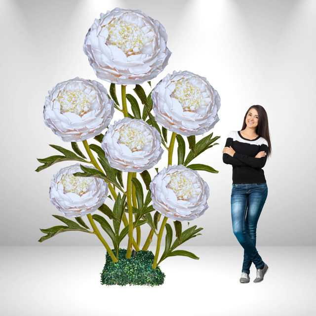 Rosa gigante de pie | Elegancia Atemporal para Eventos y Decoración" 