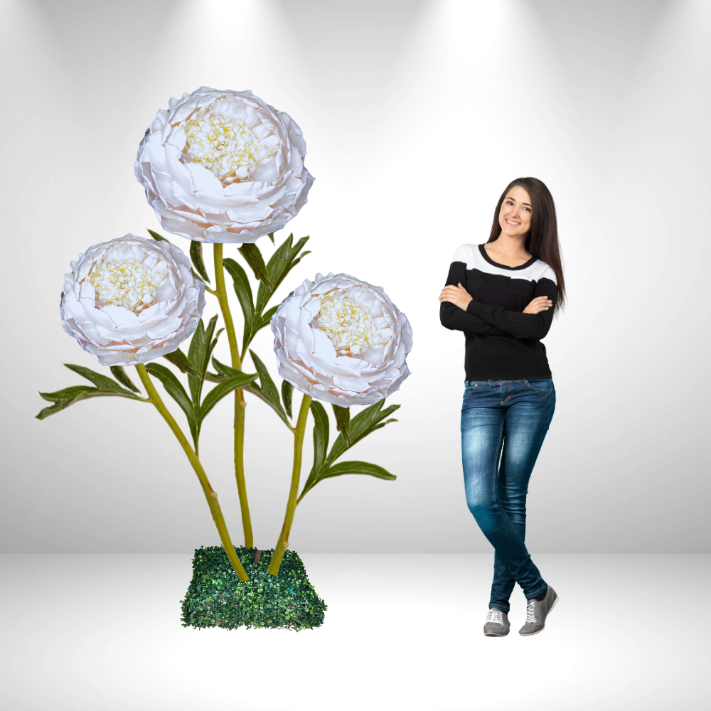 Rosa gigante de pie | Elegancia Atemporal para Eventos y Decoración" 