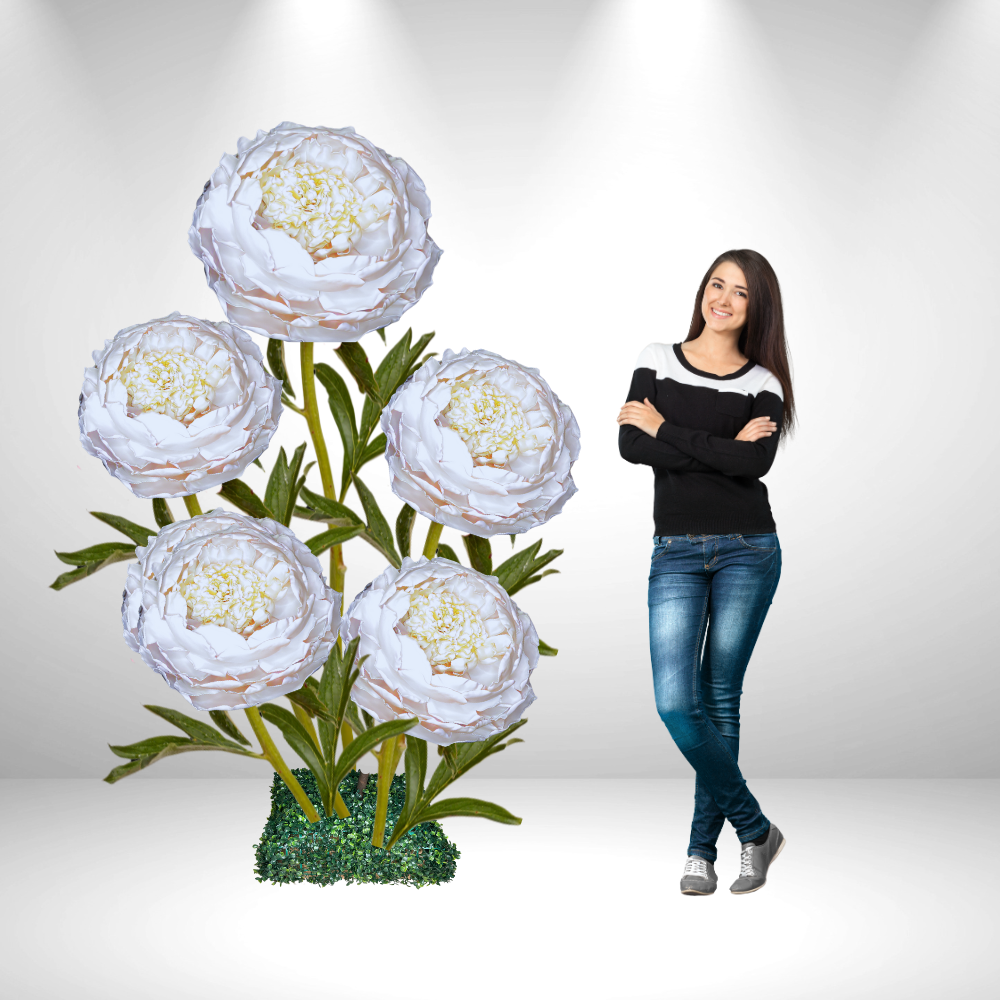 Rosa gigante de pie | Elegancia Atemporal para Eventos y Decoración" 