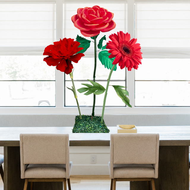 All Red Passion – Love and Romance Floral Arrangement