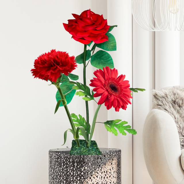 All Red Passion – Love and Romance Floral Arrangement