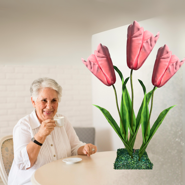 Handcrafted Giant Tulip Bouquet Flowers