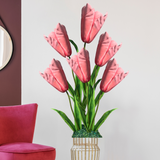 Handcrafted Giant Tulip Bouquet Flowers