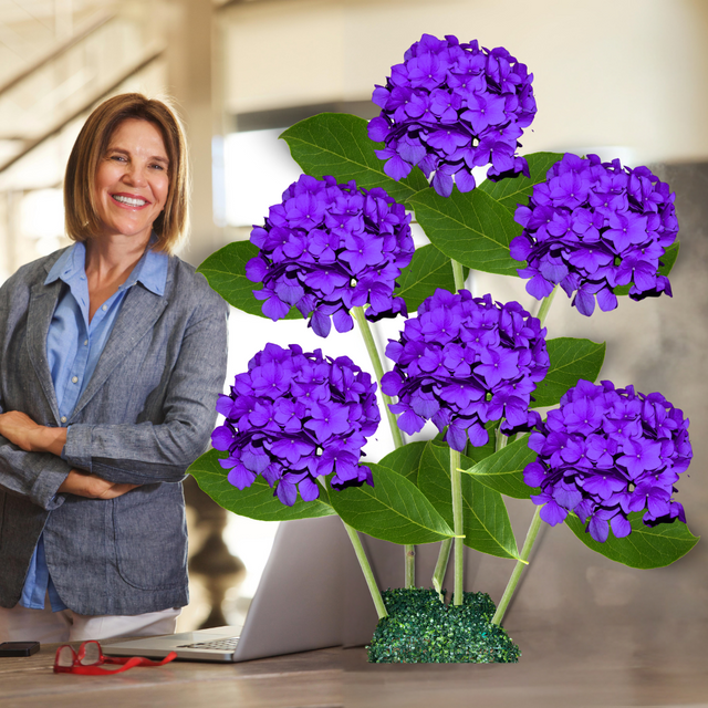 Handcrafted Giant Hydrangea Bouquet Flowers