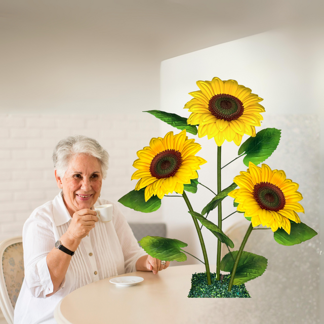 Handcrafted Giant Sunflower Bouquet Flowers