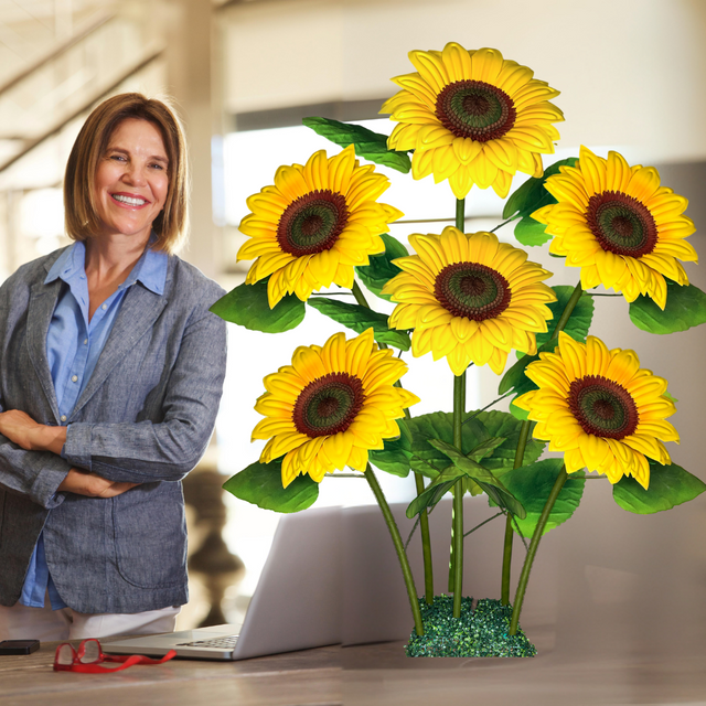 Handcrafted Giant Sunflower Bouquet Flowers