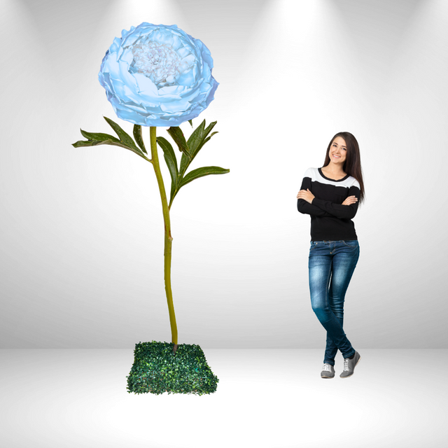 Rosa gigante de pie | Elegancia Atemporal para Eventos y Decoración" 