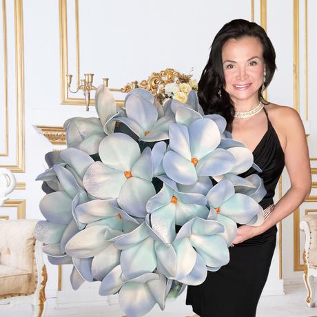 Giant Foam Hydrangea Decoration - Handcrafted Floral Art