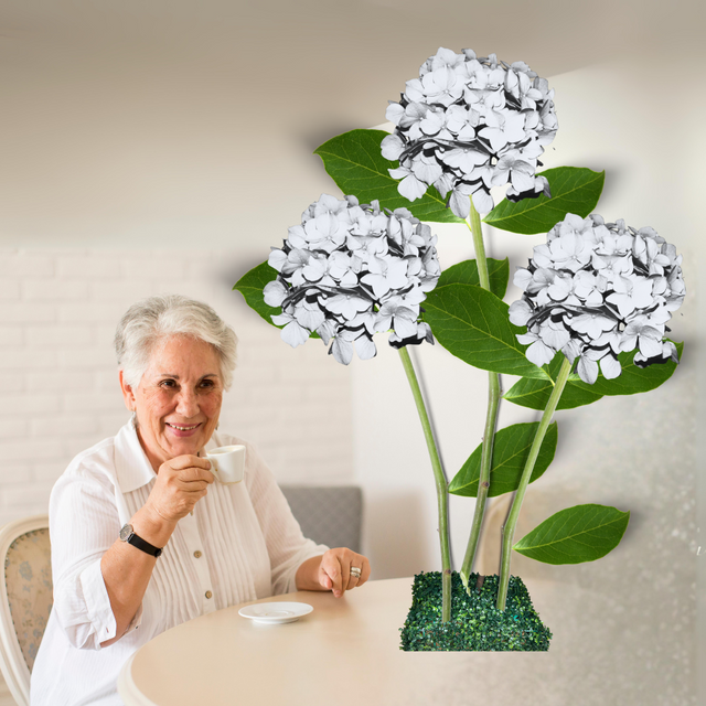 Handcrafted Giant Hydrangea Bouquet Flowers