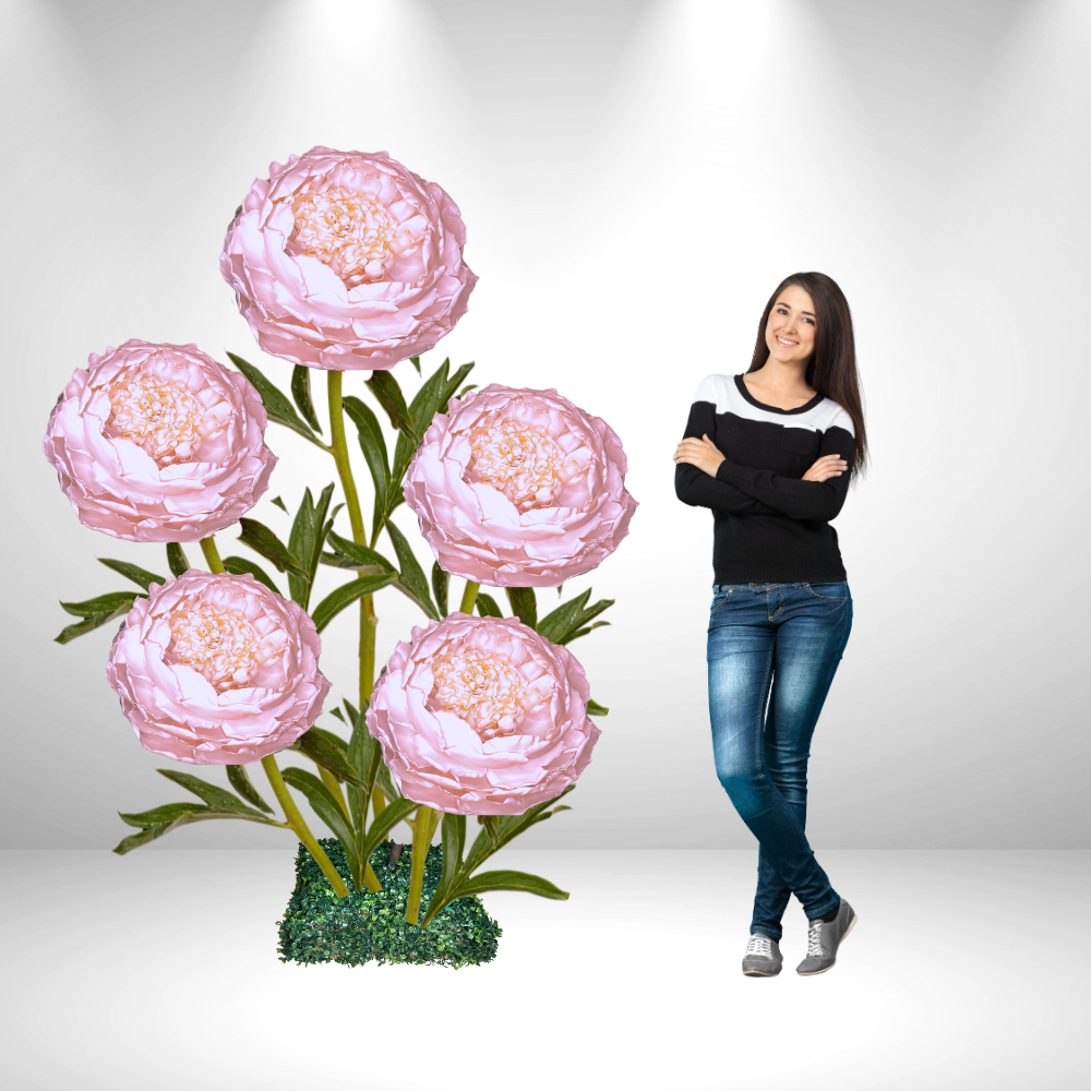 Rosa gigante de pie | Elegancia Atemporal para Eventos y Decoración" 