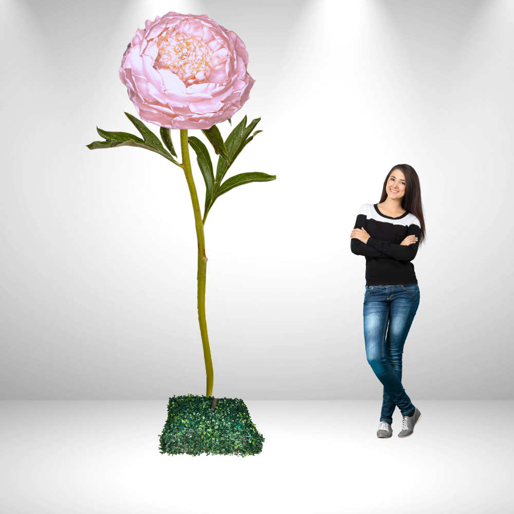 Rosa gigante de pie | Elegancia Atemporal para Eventos y Decoración" 