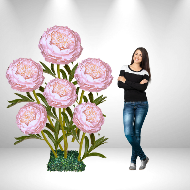 Rosa gigante de pie | Elegancia Atemporal para Eventos y Decoración" 