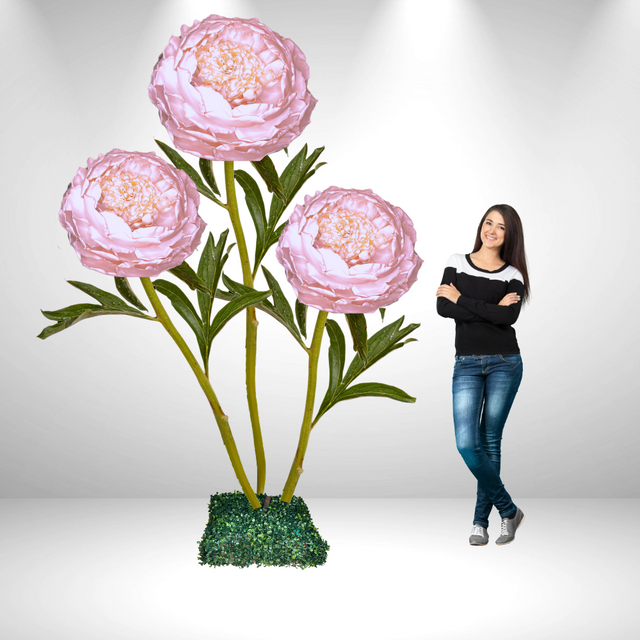 Rosa gigante de pie | Elegancia Atemporal para Eventos y Decoración" 