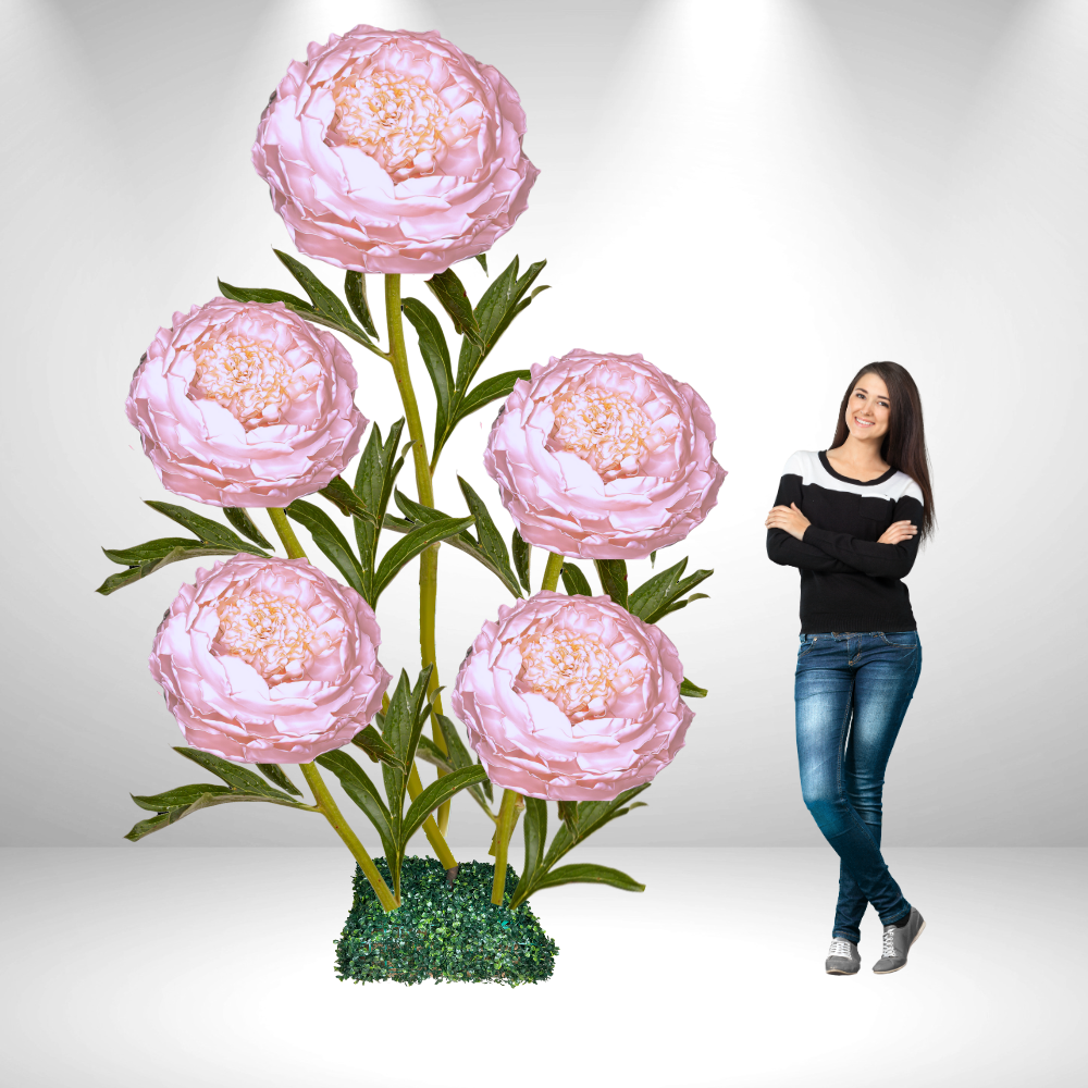 Rosa gigante de pie | Elegancia Atemporal para Eventos y Decoración" 