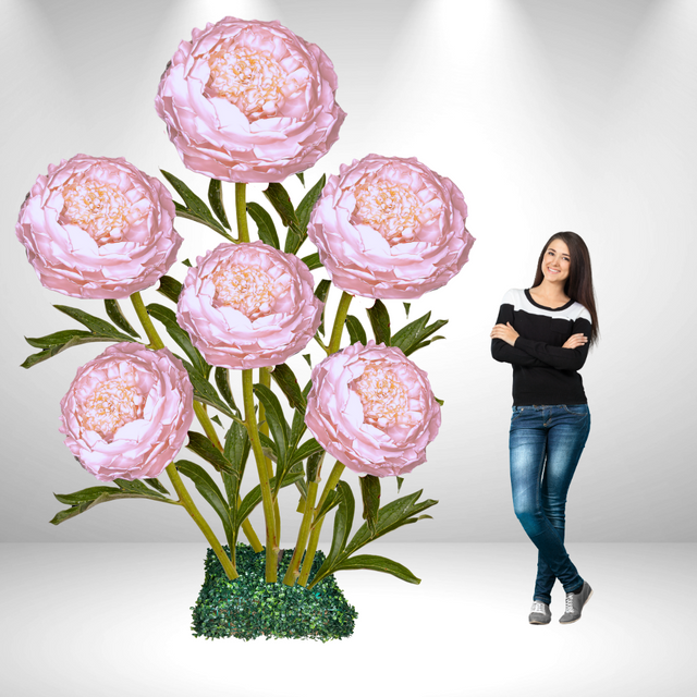 Rosa gigante de pie | Elegancia Atemporal para Eventos y Decoración" 