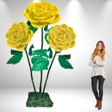 Rosa gigante de pie | Elegancia Atemporal para Eventos y Decoración" 