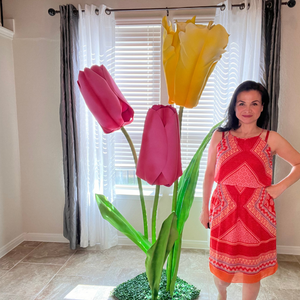 Flower Bouquet of Tulips Giant Size