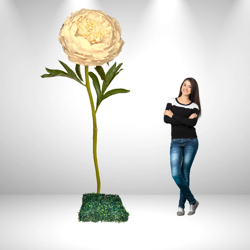 Rosa gigante de pie | Elegancia Atemporal para Eventos y Decoración" 