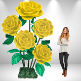 Rosa gigante de pie | Elegancia Atemporal para Eventos y Decoración" 