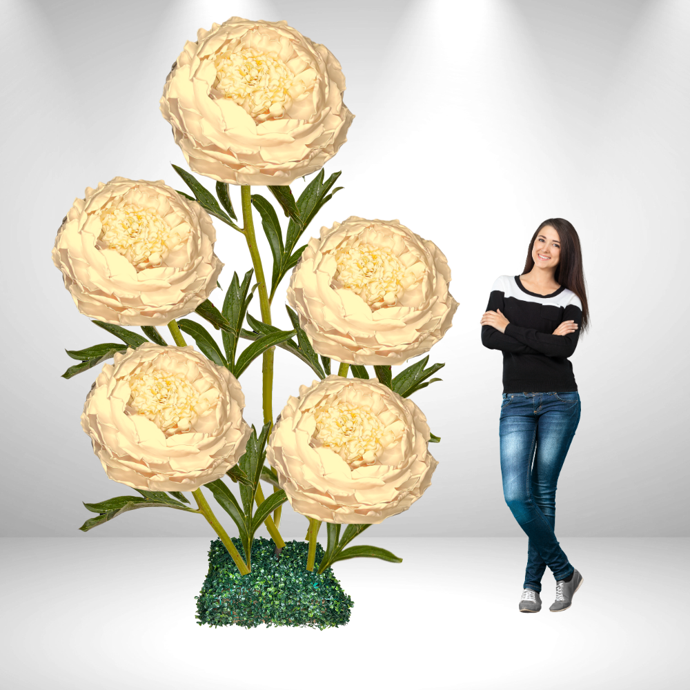 Rosa gigante de pie | Elegancia Atemporal para Eventos y Decoración" 