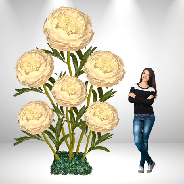 Rosa gigante de pie | Elegancia Atemporal para Eventos y Decoración" 